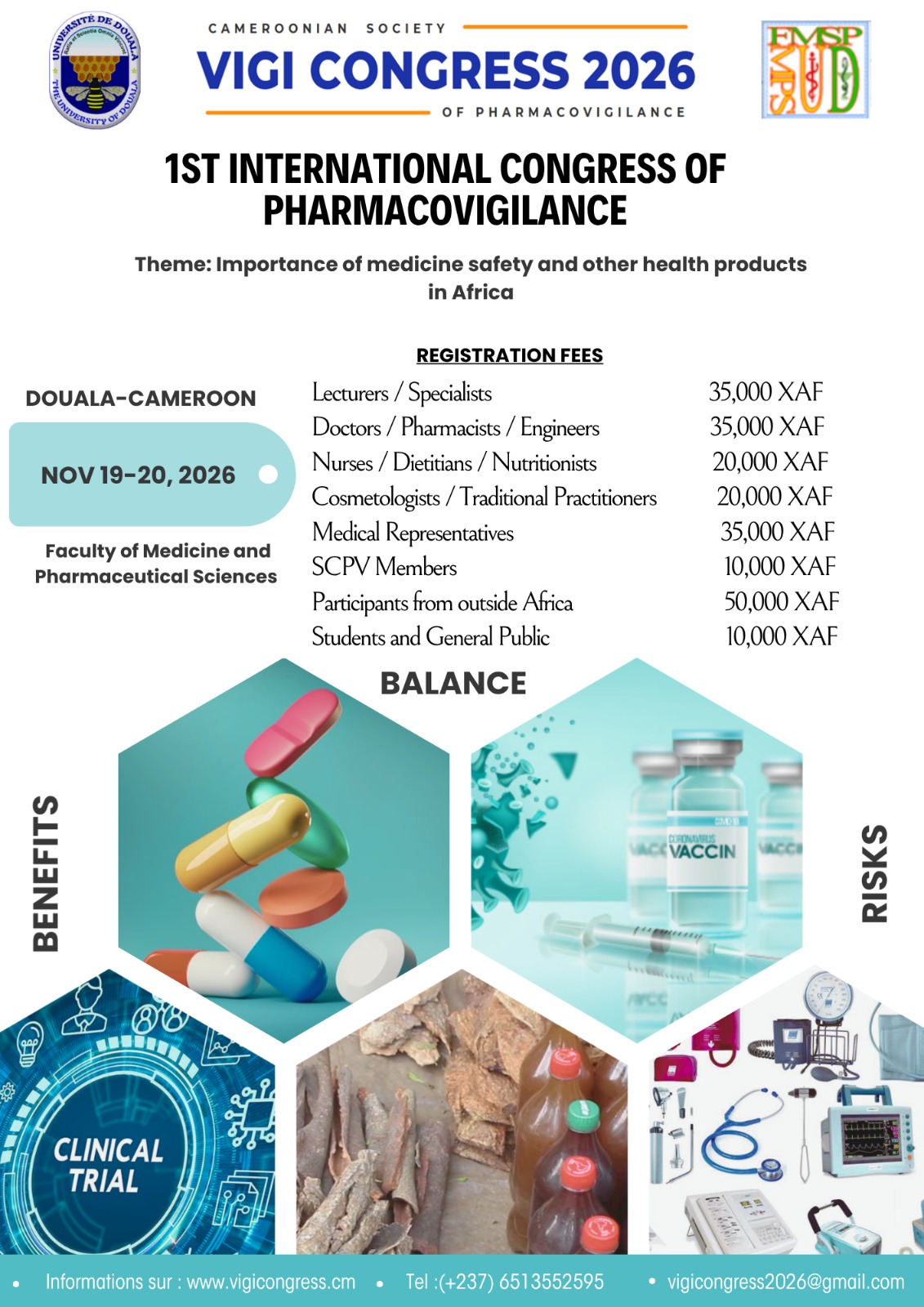 1st International Congress of Pharmacovigilance in Cameroon